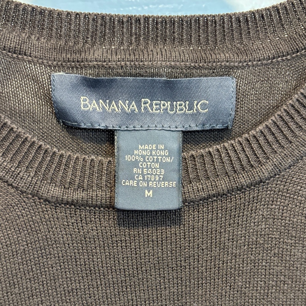 Banana Republic Chocolate Knit Cotton Sweater - Picture 2 of 4